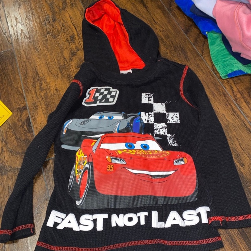 Disney Black and Red Cars Hoodie